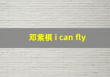 邓紫棋 i can fly